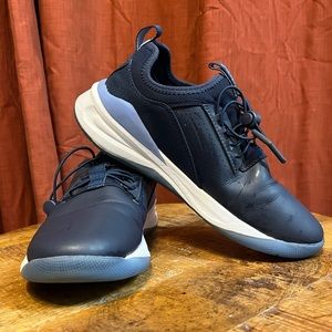 Clove Womens Healthcare Night Shift Navy White Sneakers Comfort Shoes Size 7.5